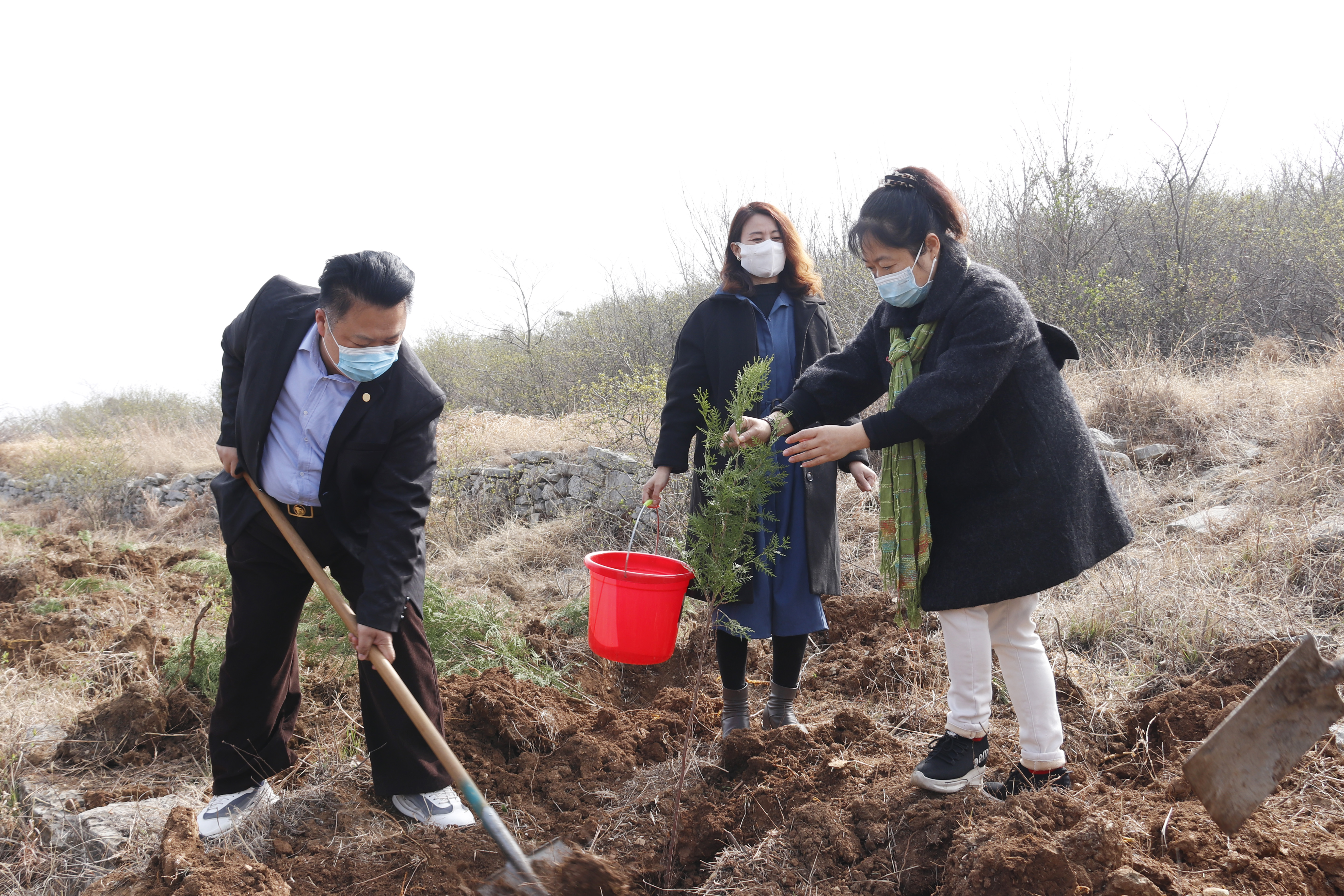 【新闻】山东古之滕众道妙方参加“市青山绿化”联谊活动(图2)